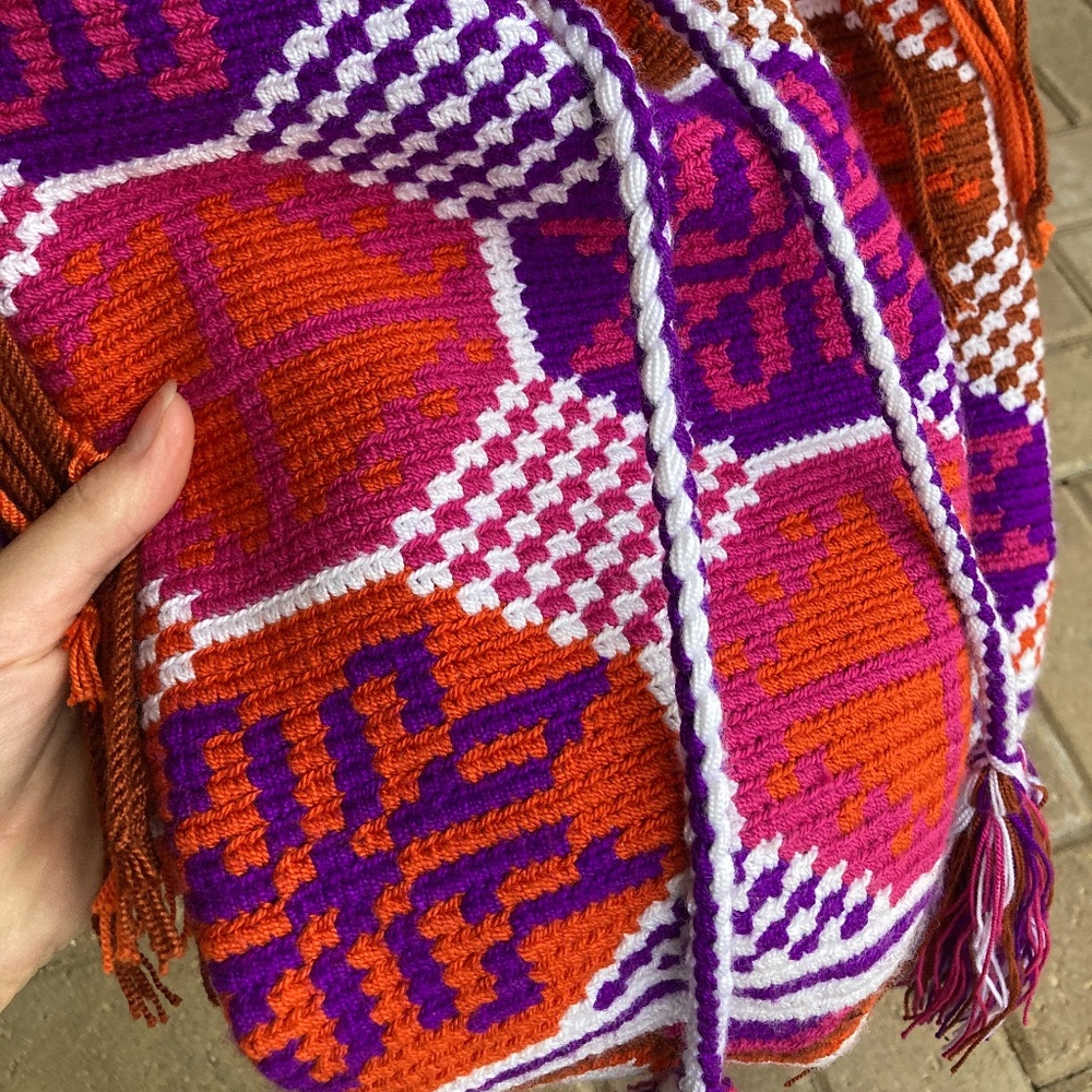 Handmade Colombian Mochila Wayuu